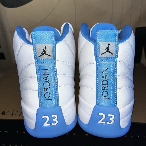 NEW Nike Air Jordan 12 Retro Melo UNC Blue White CT8013-112 Men Size 7 main image 5